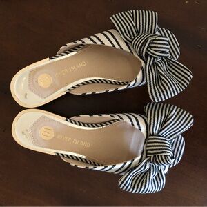 River Island Bow Sandals, Brand New with tags, size 6